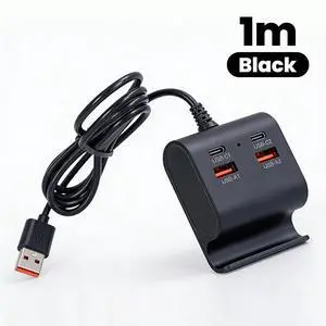 USB Multi-port Docking Station Charging Head Mobile Phone Stand 2PD HUB Extension Cable Support Single-port Data Transmission USB Multi-port Docking Station Charging Head Mobile Phone Stand 2PD HUB Extension Cable Support Single-port Data Transmission