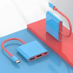 Portable 3 IN 1 USB C Docking Station 4K Video Output USB 3.0 Type C Hub PD 100W Compact Travel Design for Gaming Handheld Laptop PC TV Gaming Portable 3 IN 1 USB C Docking Station 4K Video Output USB 3.0 Type C Hub PD 100W Compact Travel Design for Gaming Handheld Laptop PC TV Gaming