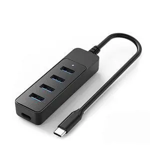 4 Port USB 3.0 HUB High Speed Multi Ports USB 3.0 Splitter Type-C Expander Power Adapter For PC Computer Docking Station Adapter 4 Port USB 3.0 HUB High Speed Multi Ports USB 3.0 Splitter Type-C Expander Power Adapter For PC Computer Docking Station Adapter