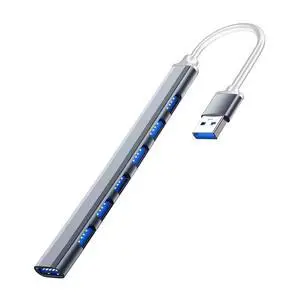 7 Ports USB 3.0 Type C High Speed OTG Adapter Docking Station HUB Expander Splitter For LaptopPC Hard Drive Mouse Keyboard 7 Ports USB 3.0 Type C High Speed OTG Adapter Docking Station HUB Expander Splitter For LaptopPC Hard Drive Mouse Keyboard