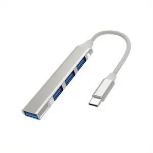 4-Port USB Hub Type C Extender Splitter Adapter OTG Docking Station for Type-C Laptop PC Laptop - Phone Charging Compute 4-Port USB Hub Type C Extender Splitter Adapter OTG Docking Station for Type-C Laptop PC Laptop - Phone Charging Compute