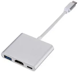 3 in 1 Usb Hub USB C to HDTV Splitter HUB Type-c to Video Output USB 3.0 Docking Station For Type-C Laptop Type-C Phone Converter 3 in 1 Usb Hub USB C to HDTV Splitter HUB Type-c to Video Output USB 3.0 Docking Station For Type-C Laptop Type-C Phone Converter