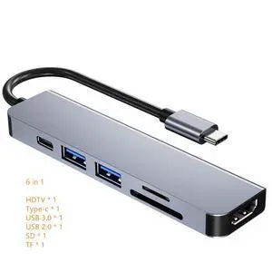 USB C Hub to 4K Video Output Type C PD Charger USB 3.0 2.0 Docking for Type-C Laptop Type-C Phone TV Gaming Handheld USB C Hub to 4K Video Output Type C PD Charger USB 3.0 2.0 Docking for Type-C Laptop Type-C Phone TV Gaming Handheld