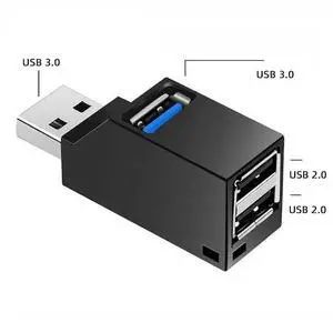 HUB Adapter Extender Mini Splitter Box 3 Ports High Speed USB 3.0 for PC Laptop U Disk Card Reader Docking Stations USB Hubs HUB Adapter Extender Mini Splitter Box 3 Ports High Speed USB 3.0 for PC Laptop U Disk Card Reader Docking Stations USB Hubs