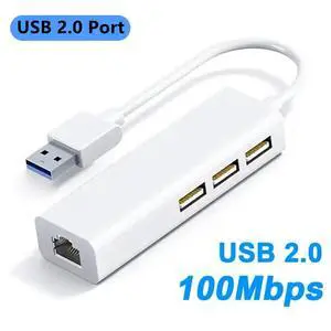 USB HUB 3 Ports USB-C HUB With RJ45 Port 100Mbps Ethernet LAN Network Adapter USB to RJ45 for PC Computer Laptop TV Set-Top BOX USB HUB 3 Ports USB-C HUB With RJ45 Port 100Mbps Ethernet LAN Network Adapter USB to RJ45 for PC Computer Laptop TV Set-Top BOX