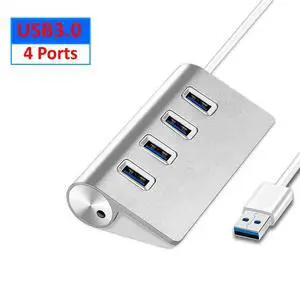Aluminum Alloy USB 3.0 HUB 7 Ports High Speed Multi Splitter Adapter Up To 5Gbps Docking Station Expander for Laptop Computer PC Aluminum Alloy USB 3.0 HUB 7 Ports High Speed Multi Splitter Adapter Up To 5Gbps Docking Station Expander for Laptop Computer PC