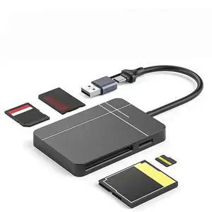 UHS-II4.0 Memory Card Reader USB A/USB C to CF MS TF SD Card Reader for Windows Type-C Laptop Android Phone OTG Adapter UHS-II4.0 Memory Card Reader USB A/USB C to CF MS TF SD Card Reader for Windows Type-C Laptop Android Phone OTG Adapter