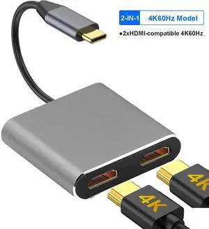 4 IN 1 USB C HUB Docking Station 4K@60Hz Video Output Adapter Type C to Video Output PD100W USB 3.0 HUB USB C Splitter for Type-C Laptop 4 IN 1 USB C HUB Docking Station 4K@60Hz Video Output Adapter Type C to Video Output PD100W USB 3.0 HUB USB C Splitter for Type-C Laptop