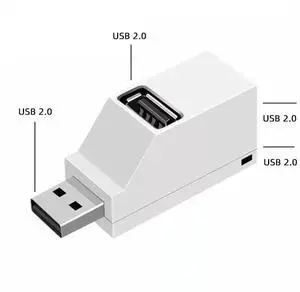 HUB Adapter Converter Mini Splitter Extender Box 3 Ports for PC Laptop U Disk Card Reader Docking USB Hubs USB 2.0 and USB 3.0 HUB Adapter Converter Mini Splitter Extender Box 3 Ports for PC Laptop U Disk Card Reader Docking USB Hubs USB 2.0 and USB 3.0