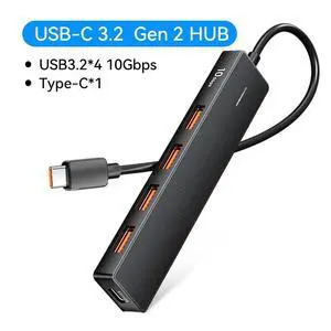 USB C HUB 3.2 Type C Splitter 5 Port High Speed 10Gbps Docking Station Adapter For Laptop PC Type-C Laptop Multiport HUB USB C HUB 3.2 Type C Splitter 5 Port High Speed 10Gbps Docking Station Adapter For Laptop PC Type-C Laptop Multiport HUB