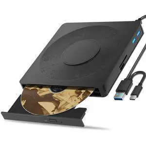 USB 3.0 Type C CD/DVD Recorder and Writer for Laptop and Desktop USB 3.0 Type C CD/DVD Recorder and Writer for Laptop and Desktop