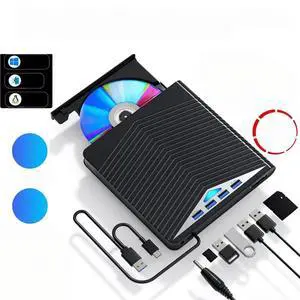 External CD DVD Drive for PC Laptop Windows 11 10 USB 3.0 Burner Reader Writer External CD DVD Drive for PC Laptop Windows 11 10 USB 3.0 Burner Reader Writer