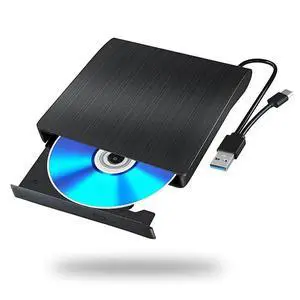 External Blu ray Drive for Laptop PC Portable BD CD DVD Player Burner Writer Reader Compatible for Windows 11 10 Mac External Blu ray Drive for Laptop PC Portable BD CD DVD Player Burner Writer Reader Compatible for Windows 11 10 Mac