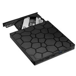 7 in 1 External DVD Burner Recorder CD DVD Drive USB 3.0 Type-C CD Player External Disk Drive for Laptop Desktop Windows Linux 7 in 1 External DVD Burner Recorder CD DVD Drive USB 3.0 Type-C CD Player External Disk Drive for Laptop Desktop Windows Linux