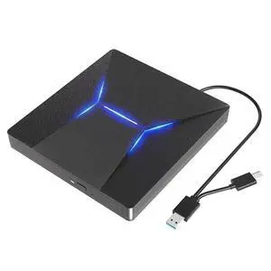 USB 3.0 External Blu Ray Drive Burner Type-C DVD/CD/BD Player BD-Combo Writer Compatible with Windows/MacOS/Linux/Laptop USB 3.0 External Blu Ray Drive Burner Type-C DVD/CD/BD Player BD-Combo Writer Compatible with Windows/MacOS/Linux/Laptop