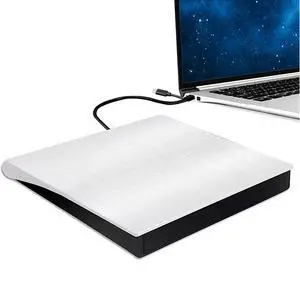 External DVD CD Drive, 2 in 1 USB 3.0 Type-C Portable CD Burner, CD ROM +/-RW External CD Player for PC Laptop Desktop External DVD CD Drive, 2 in 1 USB 3.0 Type-C Portable CD Burner, CD ROM +/-RW External CD Player for PC Laptop Desktop