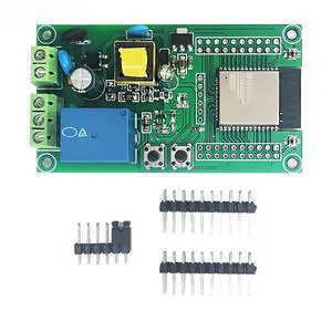 AC 90-250V ESP32 Single Relay Development Board Onboard ESP32E Module with Pins for WiFi Smart Home Wireless Control AC 90-250V ESP32 Single Relay Development Board Onboard ESP32E Module with Pins for WiFi Smart Home Wireless Control