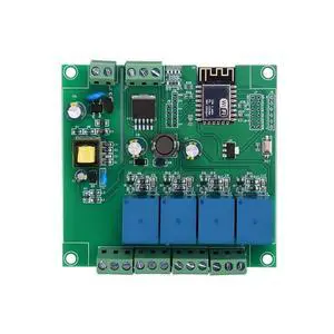 ESP8266 Wi-Fi 4-Channel Relay Module, ESP-12F Development Board, AC/DC Power Supply Module ESP8266 Wi-Fi 4-Channel Relay Module, ESP-12F Development Board, AC/DC Power Supply Module