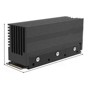Cooling Warship Dust-proof Heatsink for M.2 2280 NVME NGFF Aluminum Thermal Cooler with Thermal Conductivity Silicon Wafer Cooling Warship Dust-proof Heatsink for M.2 2280 NVME NGFF Aluminum Thermal Cooler with Thermal Conductivity Silicon Wafer