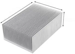 Extruded Aluminum Heatsink Radiator Heat Sink Cooler for LED Electronic Chip LCD Integrated Circuit Cooling Heat Dissipation Extruded Aluminum Heatsink Radiator Heat Sink Cooler for LED Electronic Chip LCD Integrated Circuit Cooling Heat Dissipation