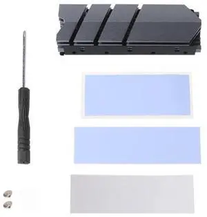 1Set M.2 SSD NVMe NG-FF Heat Sink Heatsink with Thermal Pad for M2 2280 SSD Hard Disk Desktop PC Thermal Gasket For SSD nvme 1Set M.2 SSD NVMe NG-FF Heat Sink Heatsink with Thermal Pad for M2 2280 SSD Hard Disk Desktop PC Thermal Gasket For SSD nvme