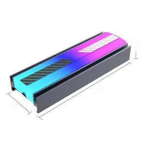 M2 SSD Heatsink 5V 3Pin ARGB NVME 2280 Solid State Disk Drive Radiator Cooler Cooling Pad for PC M.2 NVME Heatsink M2 SSD Heatsink 5V 3Pin ARGB NVME 2280 Solid State Disk Drive Radiator Cooler Cooling Pad for PC M.2 NVME Heatsink