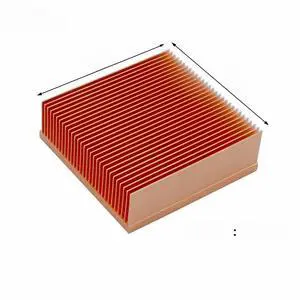 Pure Copper Heatsink Skiving Fin Heat Sink Radiator Cooler for Electronic Chip LED Computer Cooling Heat Dissipation Pure Copper Heatsink Skiving Fin Heat Sink Radiator Cooler for Electronic Chip LED Computer Cooling Heat Dissipation