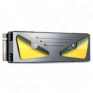 M.2 2280 SSD Heatsink with Cooling Eyes-Aluminum Cooler 10MM Ultra-Thin Design for PC/PS5 High-Speed Heat Dissipation M.2 2280 SSD Heatsink with Cooling Eyes-Aluminum Cooler 10MM Ultra-Thin Design for PC/PS5 High-Speed Heat Dissipation