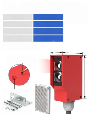For Photoelectric Sensor Retro-reflective Square Photoell Infrared Switch IP67 Waterproof 24-220V AC DC Universal 10m Distance For Photoelectric Sensor Retro-reflective Square Photoell Infrared Switch IP67 Waterproof 24-220V AC DC Universal 10m Distance