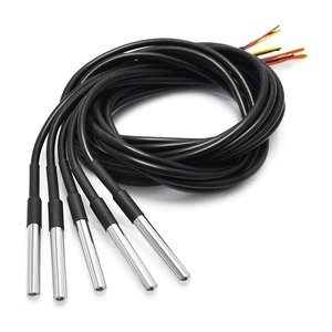 For Stainless steel package, waterproof DS18b20 temperature probe, temperature sensor DS18B20 waterproof cable For Stainless steel package, waterproof DS18b20 temperature probe, temperature sensor DS18B20 waterproof cable