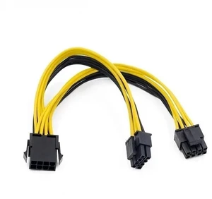 For EPS CPU 12V 8Pin Female to Dual 8Pin (4+4)Pin EPS 12V Male Motherboard Power Supply Cable Y Splitter Adapter Sleeve For EPS CPU 12V 8Pin Female to Dual 8Pin (4+4)Pin EPS 12V Male Motherboard Power Supply Cable Y Splitter Adapter Sleeve