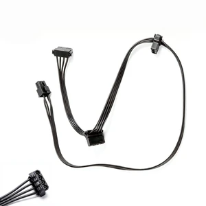 For For HX, 6Pin to 3 /IDE 4Pin Peripheral Angled Power Cable for HX1200, HX1000, HX850, HX750 Modular Powers For For HX, 6Pin to 3 /IDE 4Pin Peripheral Angled Power Cable for HX1200, HX1000, HX850, HX750 Modular Powers