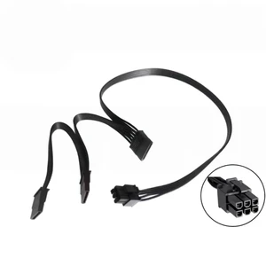 For For  SF Type 4, 6Pin to 3x SATA Straight 50+15+15 CM SSD HDD Power Cable for  SF750, SF600, SF450 Modular Powers