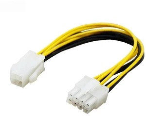 For Newest Hot 4 Pin Male to 8 Pin CPU Power Supply Adapter Converter ATX Cable 12V CPU Cable High Quality For Newest Hot 4 Pin Male to 8 Pin CPU Power Supply Adapter Converter ATX Cable 12V CPU Cable High Quality