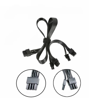 For PSU 8Pin to Dual PCIe 8Pin 6+2Pin GPU Power Cable for AX760i AX860i AX1200i AX1500i Type 3 Modular Power, 60+20 CM 18AWG For PSU 8Pin to Dual PCIe 8Pin 6+2Pin GPU Power Cable for AX760i AX860i AX1200i AX1500i Type 3 Modular Power, 60+20 CM 18AWG