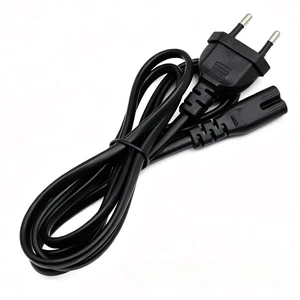 For 1.5M EU Extension Cord C7 Power Cable Figure 8 Euro Plug AC Cable For One S Printer Radio Speaker TV Laptop Extend For 1.5M EU Extension Cord C7 Power Cable Figure 8 Euro Plug AC Cable For One S Printer Radio Speaker TV Laptop Extend