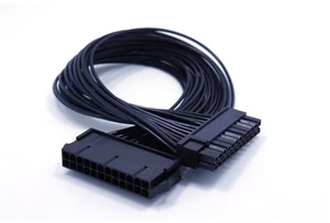 For 18AWG ATX 24(20+4)Pin Female Motherboard PSU Power Supply Male To Female 24Pin PSU Extension Cable Mainboard Adaptor 32CM For 18AWG ATX 24(20+4)Pin Female Motherboard PSU Power Supply Male To Female 24Pin PSU Extension Cable Mainboard Adaptor 32CM