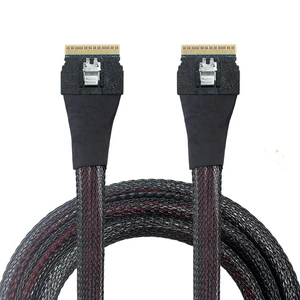 For MINI SlimSAS SFF-8654 8i 4.0 Connect Cables To The SlimSAS SFF-8654 Server Pcie Pci Express 8 Pin 8pin Male To Female Power For MINI SlimSAS SFF-8654 8i 4.0 Connect Cables To The SlimSAS SFF-8654 Server Pcie Pci Express 8 Pin 8pin Male To Female Power