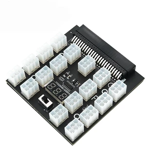 For For 750W 1100W 1600W 2000W 2400W PSU GPU Mining Breakout Board Server Adapter PCI-E 12V 50Pin to ATX 17 x 6Pin Power Supply For For 750W 1100W 1600W 2000W 2400W PSU GPU Mining Breakout Board Server Adapter PCI-E 12V 50Pin to ATX 17 x 6Pin Power Supply