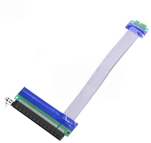 For 1pcs 1X to 16X PCIe Flexible Flat Extension FFC PCI Express 1 to 16 X Adapter Riser Card Adapter PCI-E Extender Cable PCI-E new For 1pcs 1X to 16X PCIe Flexible Flat Extension FFC PCI Express 1 to 16 X Adapter Riser Card Adapter PCI-E Extender Cable PCI-E new