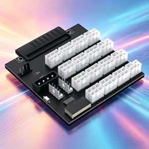 For 16Port ATX 12V PCIE 6PIN Power Supply Breakout Board Adapter Synchronization For 500W 800W 1400W 1600W 1800W 2200W Server PSU For 16Port ATX 12V PCIE 6PIN Power Supply Breakout Board Adapter Synchronization For 500W 800W 1400W 1600W 1800W 2200W Server PSU
