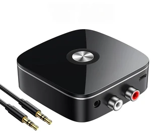 For AUX Bluetooth Receiver Adapter for Home Stereo System, HiFi 3.5mm RAC Bluetooth Adapter for Old Stereo Receiver