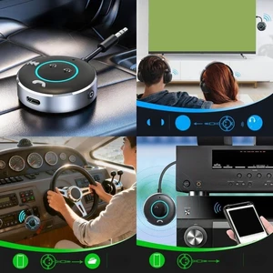 For Transmitting and Receiver 3.5Mm Bluetooth-Compatible Wireless Adapter Low Latency Wireless Transmitting for Earphone Car Best For Transmitting and Receiver 3.5Mm Bluetooth-Compatible Wireless Adapter Low Latency Wireless Transmitting for Earphone Car Best