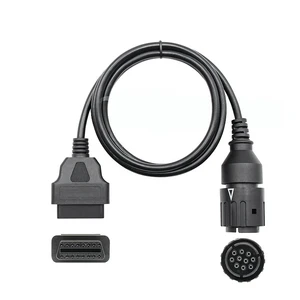 For For Motorcycles 10 Pin Adapter -D Cable For 10Pin To 16Pin OBD2 Diagnostic Connector Motobikes OBD 2 Extension Cable For For Motorcycles 10 Pin Adapter -D Cable For 10Pin To 16Pin OBD2 Diagnostic Connector Motobikes OBD 2 Extension Cable