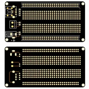 Black Oil Immersion Gold Five Hole Universal Board Breadboard Prototype Board 2.54 Spacing Welding Practice Board Black Oil Immersion Gold Five Hole Universal Board Breadboard Prototype Board 2.54 Spacing Welding Practice Board