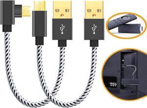 USB Cable for Fire Stick, Micro USB Power Cable for Amazon Fire Stick, Power up Your Fire Stick from Your TV's USB Port, Chromecast, Roku Stick, TiVo Stream 4K, 2 Pack