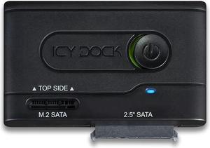 Icy Dock MB031U-1SMB | 2.5" & M.2 SATA Hard Drive/SSD to USB 3.2 Gen 1 Adapter | EZ-Adapter