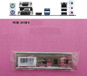 Original For Asus PRIME H410M-R I/O Shield Back Plate BackPlate BackPlates Blende Bracket