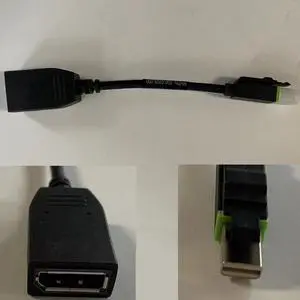 Original New For Nvidia RTX A2000 Video Graphic Card I/O Shield Back Plate BackPlate Blende Bracket Mini DP to DP Cable Adapter Mini DP to DP