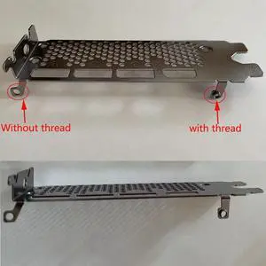 1Pcs For MSI GeForce RTX 3090 SUPRIM X 24G, RTX3060 3070 3080,RTX3090 Video Card I/O Shield BackPlate Blende Bracket Item Single threaded